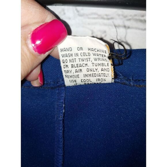 Catalina Sportswear VINTAGE Women's Size 14 Blue/White 2pc Pants Set. - Picture 7 of 11